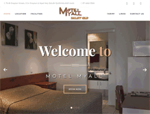 Tablet Screenshot of motelmyall.com.au